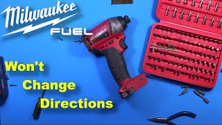 Milwaukee FUEL 14quot Impact Driver repair  Wont change directions  Repair [upl. by Sapphira]