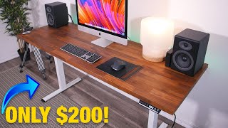 The Cheapest Motorized DIY Standing Desk On Amazon [upl. by Orvan]