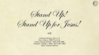 618 Stand Up Stand Up for Jesus  SDA Hymnal  The Hymns Channel [upl. by Alih926]