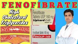 Finolip 145  Lipicard tablet  Fenofibrate tablet uses side effects Mohit dadhich [upl. by Dirgis]