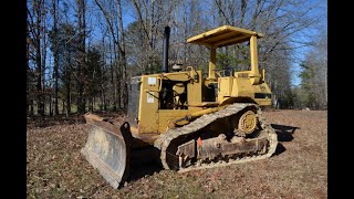 First time operating my Caterpillar D4H Dozer [upl. by Penny]