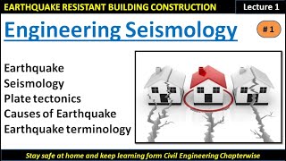 Engineering Seismology  Part 1  Earthquake Resistant Building Construction [upl. by Ettelra443]