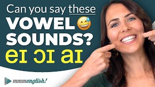 Pronunciation Practice 👄 Difficult Vowel Sounds DIPHTHONGS [upl. by Anayhd897]