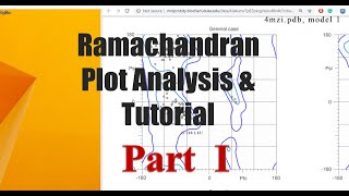 Ramachandran Plot Analysis amp Tutorial PART 1 [upl. by Nuhsed]