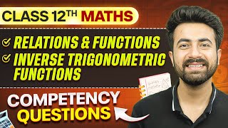 MATHS CompetencyBased Questions ⚡ Class 12th Boards 🔥 [upl. by Green]