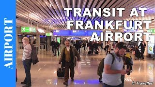 TRANSIT WALK AT FRANKFURT Airport FRA Terminal 1  Connection Flight Transfer Arriving amp Departing [upl. by Qooraf531]