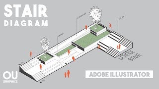 Axonometric Diagram in Adobe Illustrator [upl. by Balac]