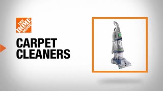 Types of Carpet Cleaners  The Home Depot [upl. by Sheline]