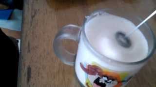 Aerolatte Review Frothing Cold Milk In Under 1 Minute [upl. by Arraes]