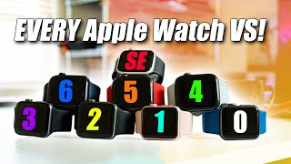 Ultimate Apple watch Comparison Series 123456 amp SE [upl. by Etolas]